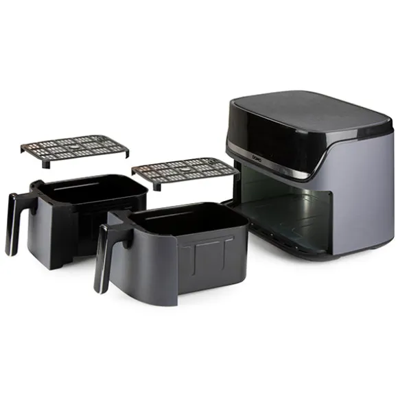 Friteuse à air chaud à doubles compartiments Double Fry Zone 8 L 2850 W DO552FR Domo