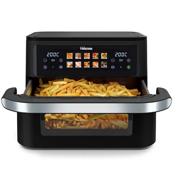 Friteuse à air chaud Dual zone Flex 10 L 2500 W Tristar