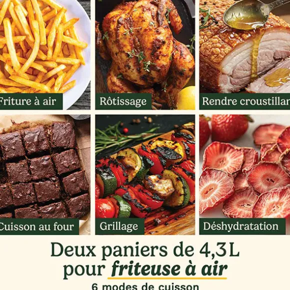 Friteuse à air Trizone 13,6 L 2400 W Cuisinart
