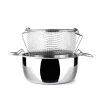 Friteuse avec panier et couvercle 20 cm Ibili