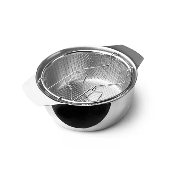 Friteuse avec panier et couvercle 20 cm Ibili