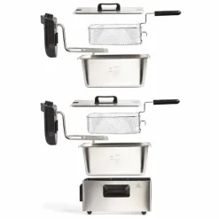 Friteuse double 2 x 3 L inox DOC217 Livoo