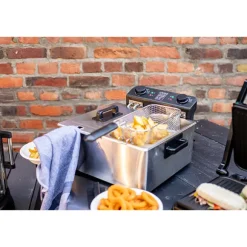 Friteuse double 2 x 3 L inox DOC217 Livoo