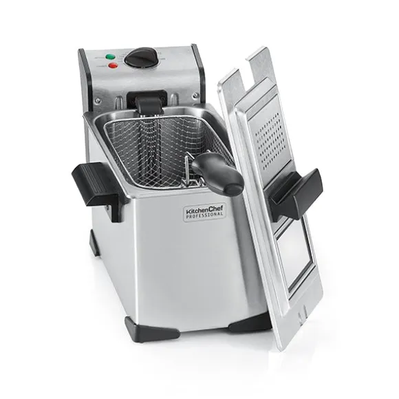Friteuse inox 3,5 L 2000 W KCPFR35X Kitchen Chef Professional
