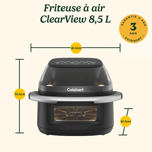 Friteuse sans huile ClearView 8,5 L 2000 W Cuisinart