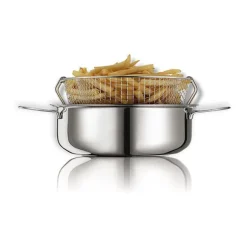 Friteuse traditionnelle en inox avec panier Eatitaly Maxifry 26 cm Inoxriv