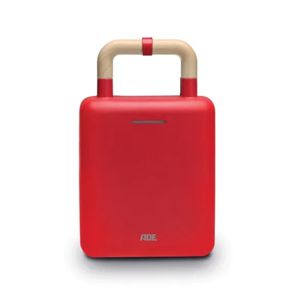 Gaufrier croque-monsieur 600 W KG2006-2 rouge ADE