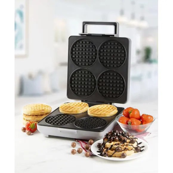 Gaufrier 4 gaufrettes rondes 1600 W DO9251W Domo