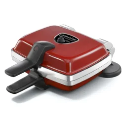 Gaufrier électrique 3 plaques Super 2 Antiadhésif rouge 1000 W Lagrange