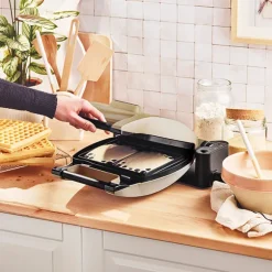 Gaufrier électrique Premium Gaufres® taupe 1200 W Lagrange