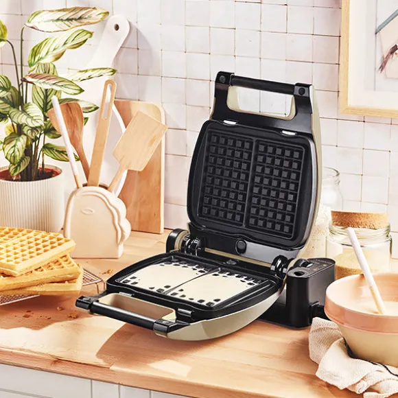 Gaufrier électrique Premium Gaufres® taupe 1200 W Lagrange