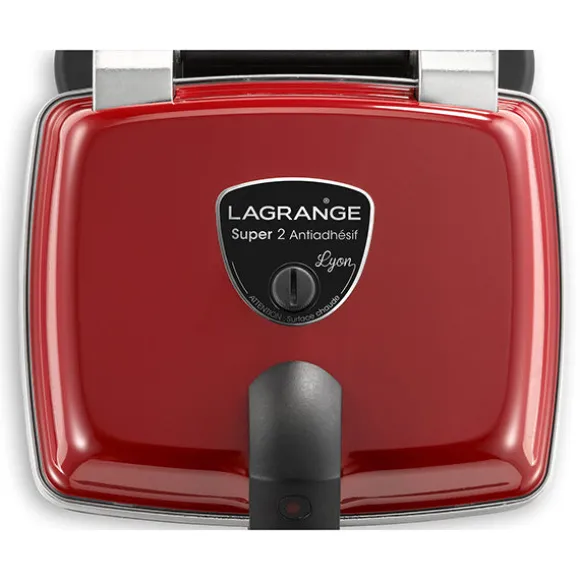 Gaufrier électrique Super 2 Antiadhésif 3 plaques 1000 W Lagrange