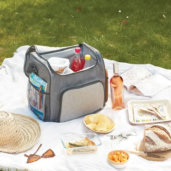 Glacière souple isotherme gris 30 L Mathon