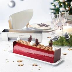 Gouttière à bûche démontable en inox 30 cm Mathon