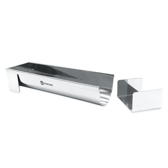 Gouttière à bûche démontable en inox 30 cm Mathon