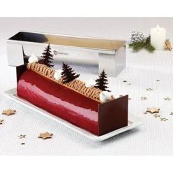 Gouttière à bûche démontable en inox 30 cm Mathon