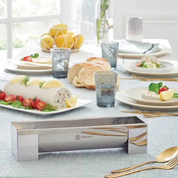 Gouttière à bûche démontable en inox 30 cm Mathon