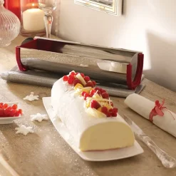 Gouttière à bûche inox 30 cm Gobel
