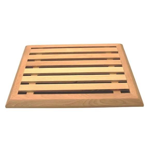 Grande planche à pain en hêtre avec grille amovible 40 cm Roger Orfèvre