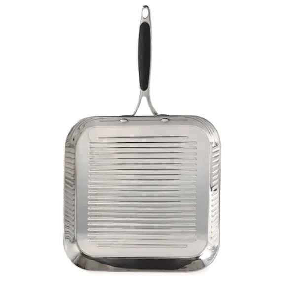 Grill carré tout inox Excell'Inox 26 cm Mathon