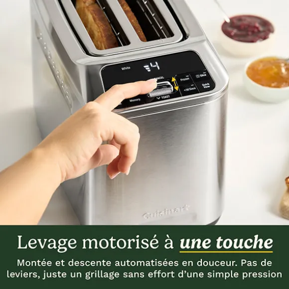 Grille-pain 2 fentes automatique en inox Smart Elite Collection 1000 W CPT525E Cuisinart