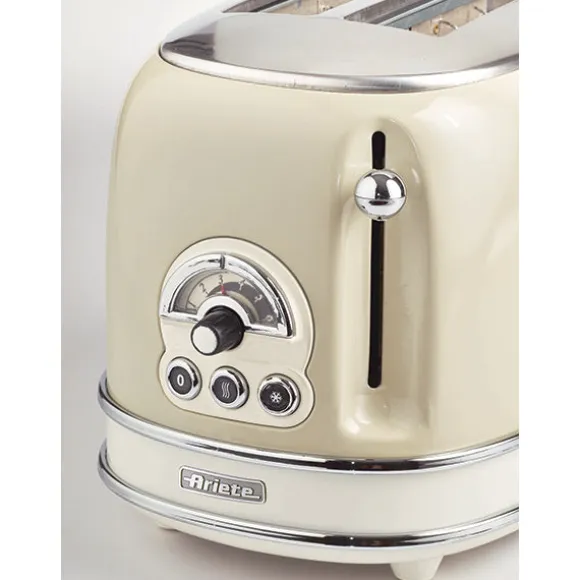 Grille-pain 2 fentes Vintage Beige 810 W 155 Ariete