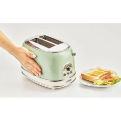 Grille pain 2 fentes Vintage Verde 810 W Ariete 155 Ariete