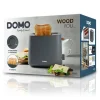Grille-pain gris mat 1000 W Domo