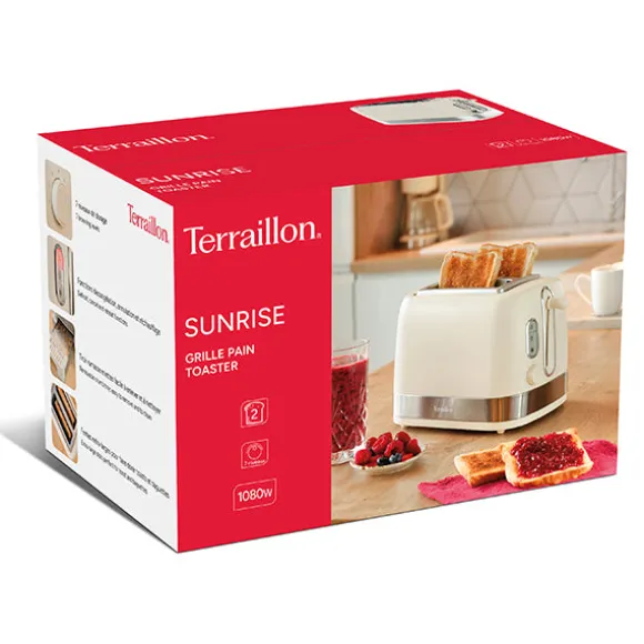 Grille pain Sunrise 2 fentes 1050 W Terraillon