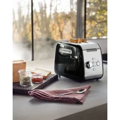 Grille-pain 2 tranches noir 5KMT221EOB Kitchenaid