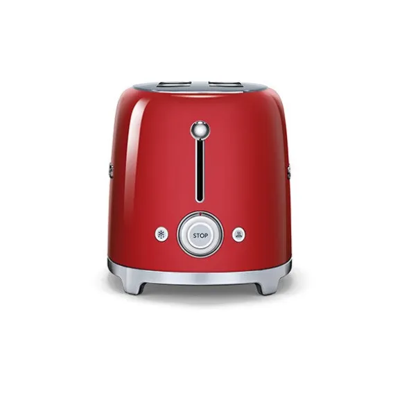Grille-pain 4 tranches rouge 1500 W TSF02RDEU Smeg
