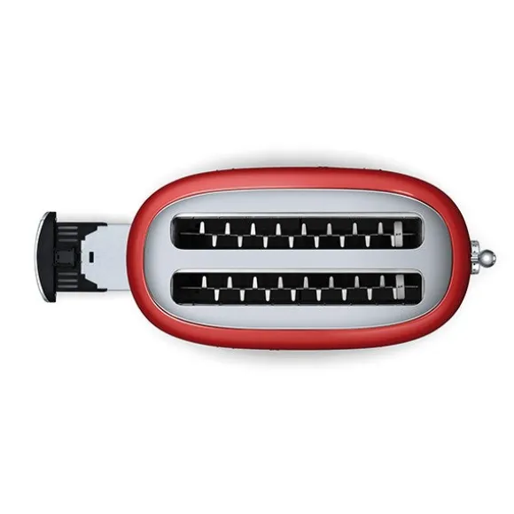 Grille-pain 4 tranches rouge 1500 W TSF02RDEU Smeg