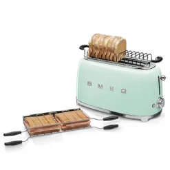 Grille pain 4 tranches 1500 W TSF02PGEU vert d’eau Smeg