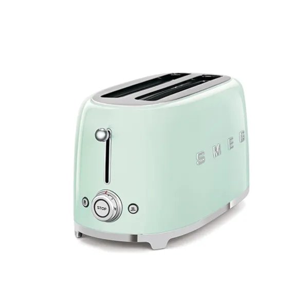 Grille pain 4 tranches 1500 W TSF02PGEU vert d’eau Smeg