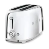 Grille pain 4 tranches 1500 W TSF02SSEU chromé Smeg