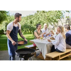 Grill viande rectangulaire Grill To Table noir satin 38 cm Peugeot