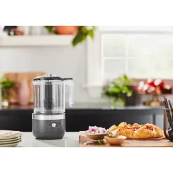 Hachoir électrique sans fil 2 vitesses 1,18 L gris mat 5KFCB519EDG Kitchenaid