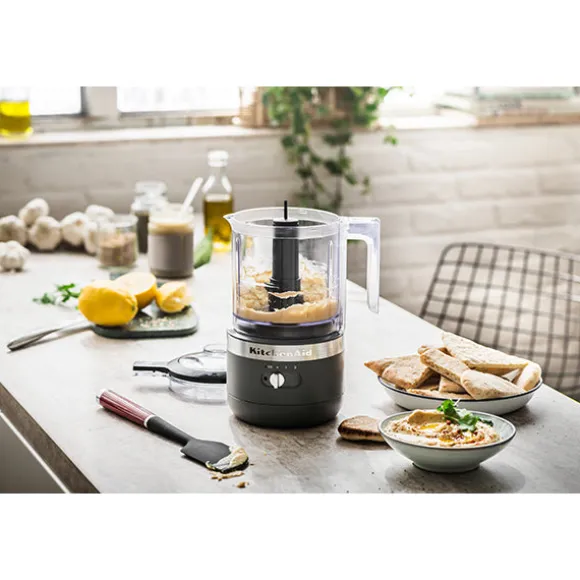 Hachoir électrique sans fil 2 vitesses 1,18 L gris mat 5KFCB519EDG Kitchenaid