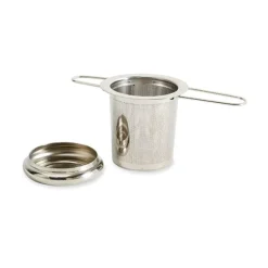 Infuseur à thé avec poignées pliables et support inox Mathon