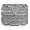 Jeu de plaques traditionnelles 6 gaufres cœur 030521 Super 2 Lagrange