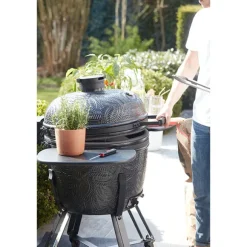 Kamado Kamal 60 noir mat Barbecook