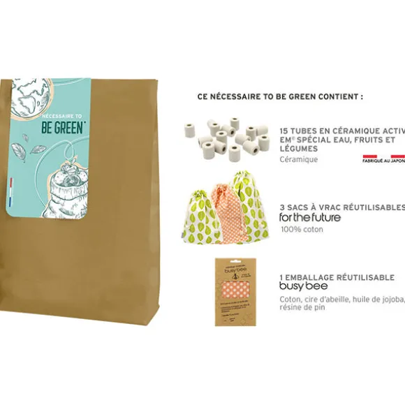 Kit 3 accessoires Ecolo Be Green