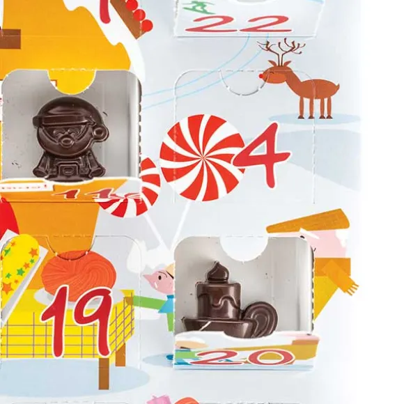 Kit calendrier de l’avent avec moule en silicone Silikomart