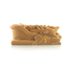 Kit moule à bûche Pôle Nord traineau du père noël Silikomart