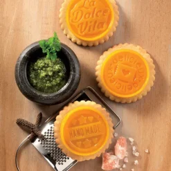 Kit moule en silicone pour biscuits ronds au chocolat Dolce Vita Silikomart