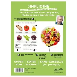 Livre Simplissime Salades complètes les plus faciles du monde Hachette pratique