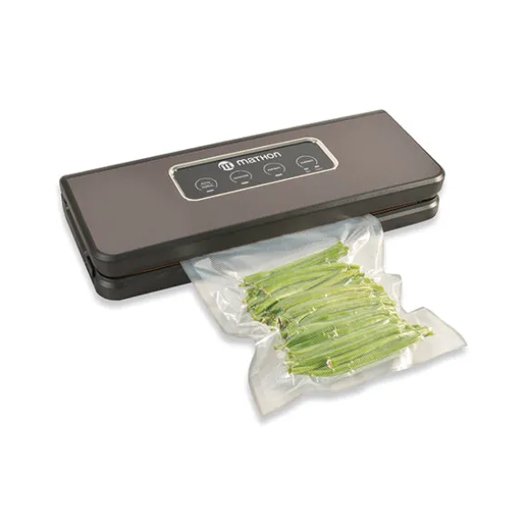 Lot appareil à emballer sous vide inox brossé KCPSV60S et 2 rouleaux de sachets à découper