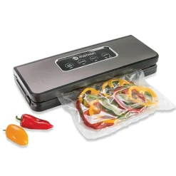 Lot appareil à emballer sous vide inox brossé KCPSV60S et 2 rouleaux de sachets à découper