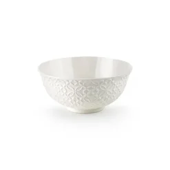 Lot 4 bols en céramique Jardin White 16 cm 0,70 L Ibili