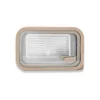 Lot 3 boîtes de conservation rectangulaires en inox avec couvercles en verre 700 ml, 1L et 1,65 L compatibles micro-ondes Mathon